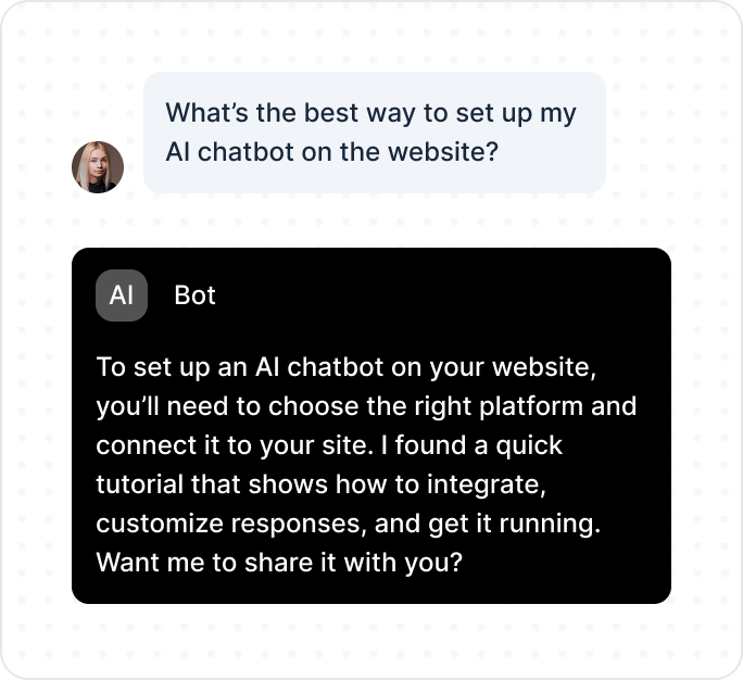 AI-powered chatbot